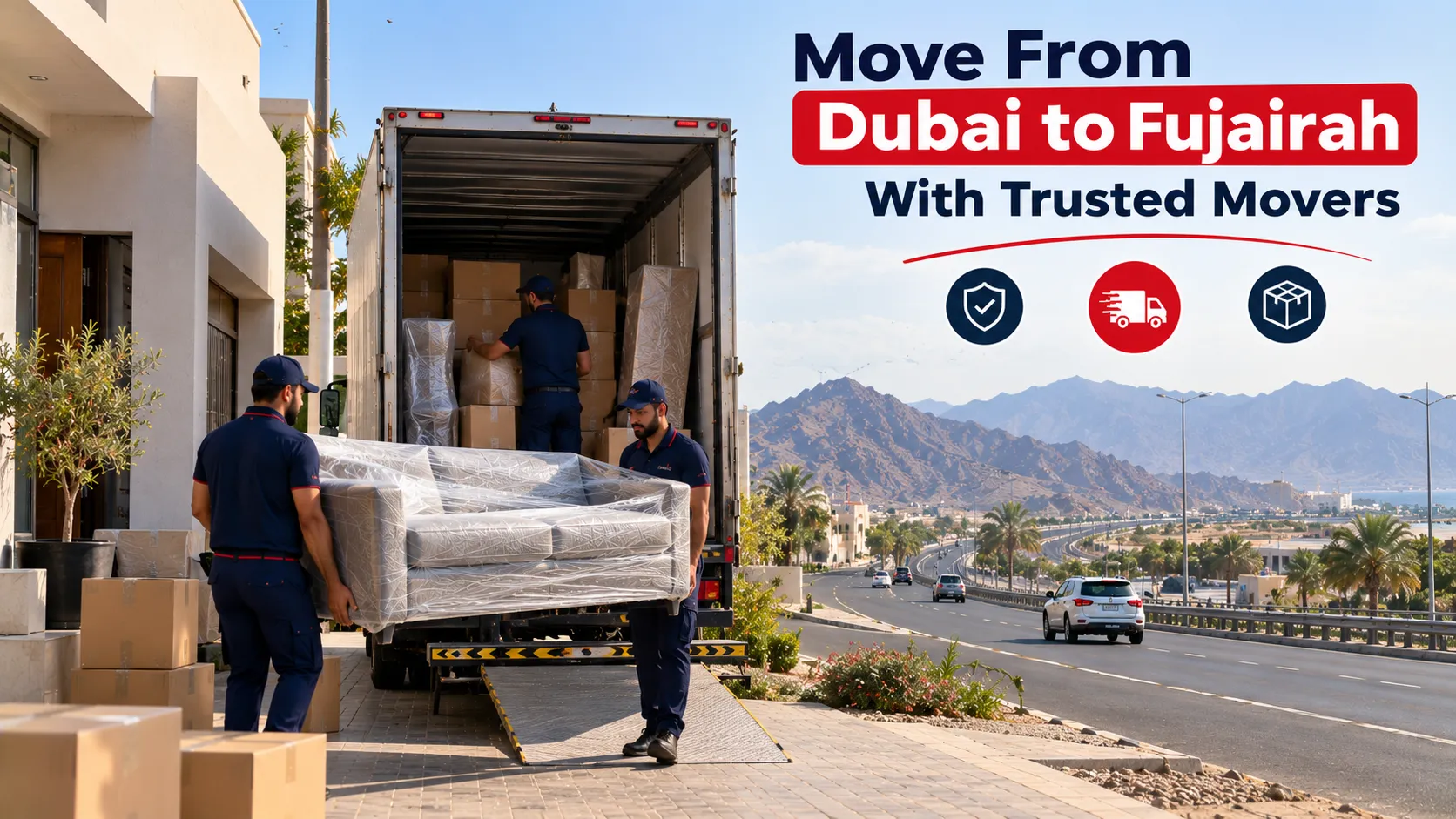 Dubai to Fujairah 9 Move From Dubai to Fujairah