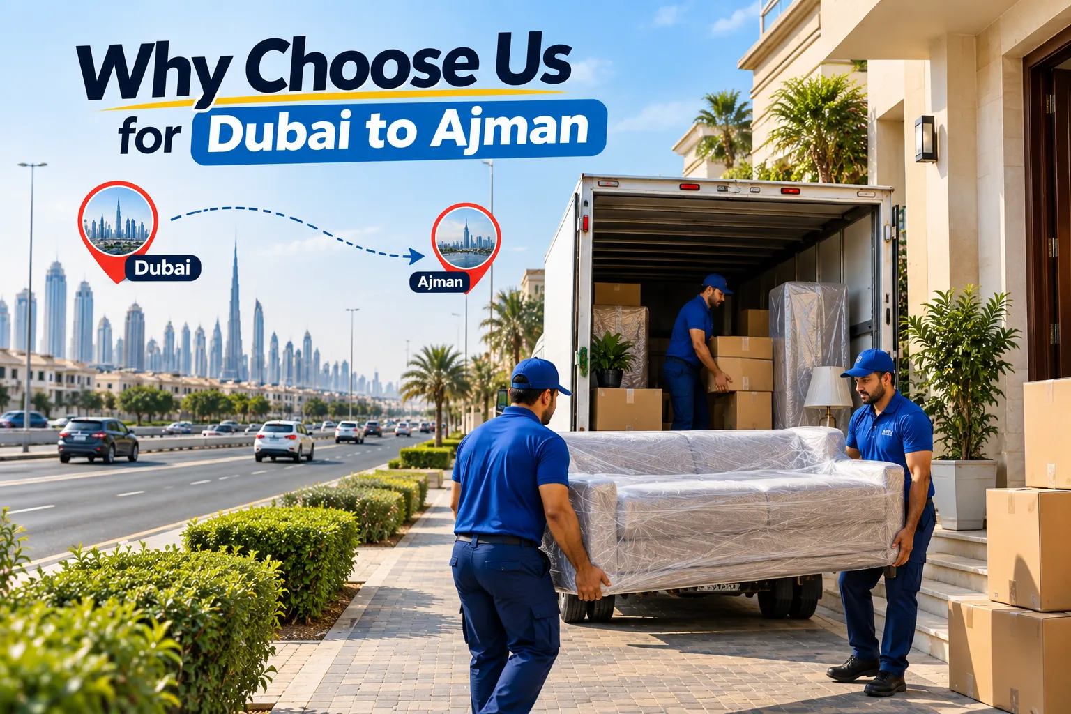 Why Choose Our Moving Service for Dubai to Ajman