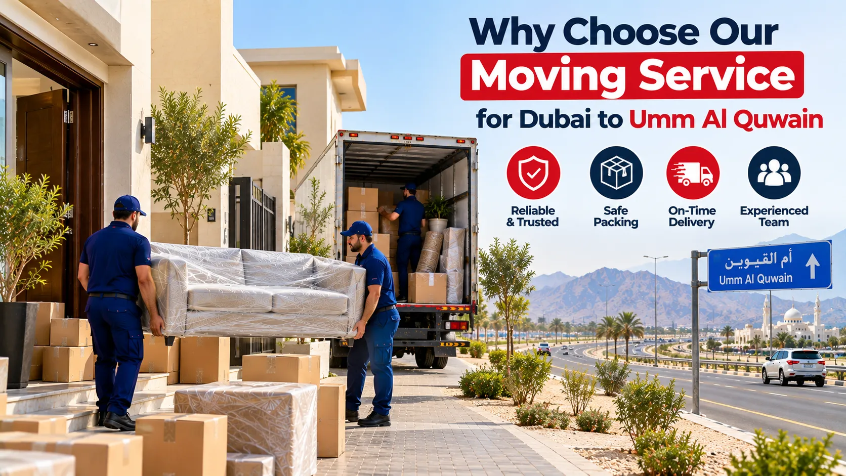 Dubai to Umm Al Quwain Movers and Packers | Reliable Moving Service 2 Why Choose Us for Dubai to Umm Al Quwain