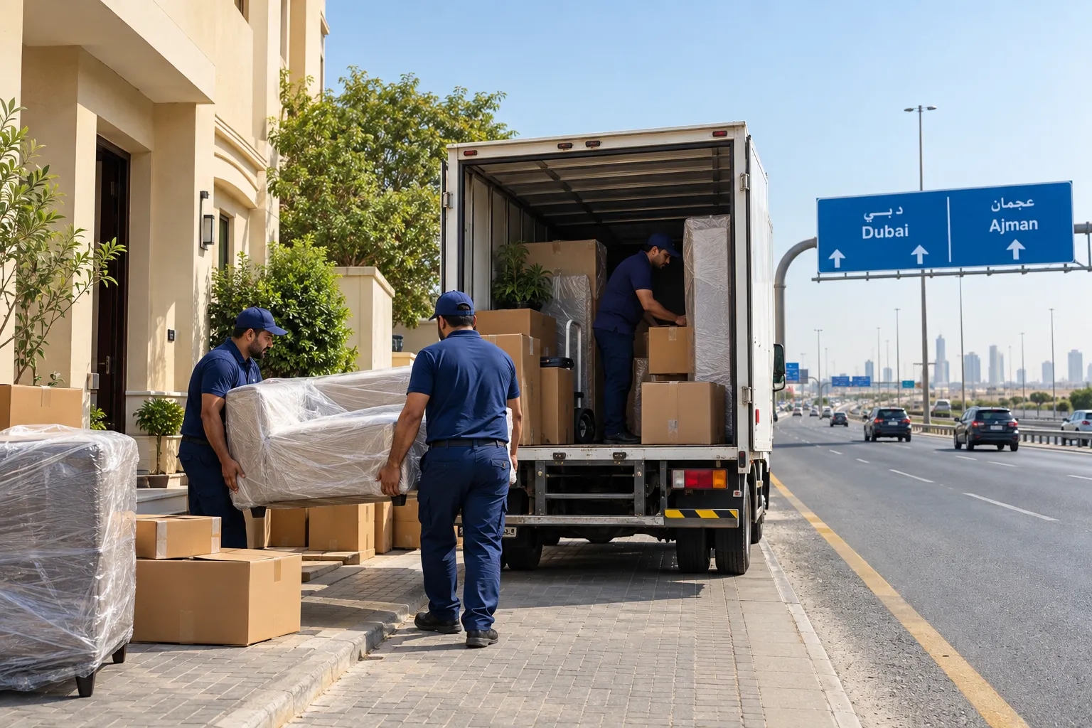 Dubai to Ajman Movers and Packers | Fast Moving Service